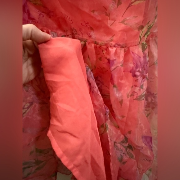 Buddy Love Dayton Floral Strapless Mermaid Maxi Dress in Pink - S - Picture 9 of 12